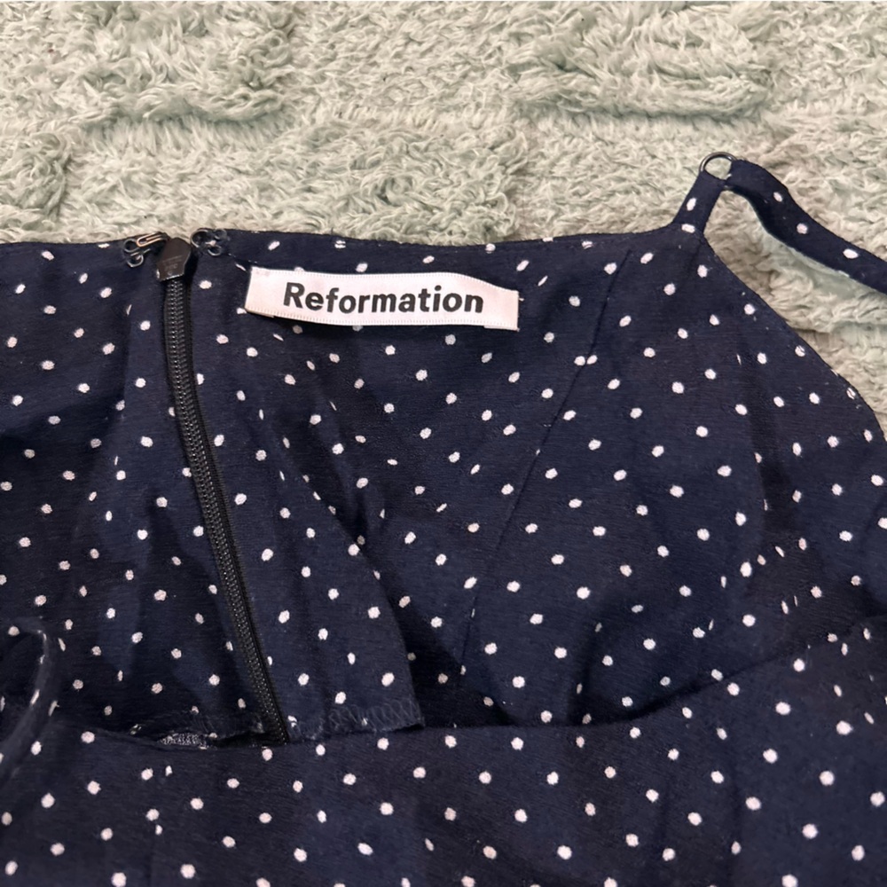 Reformation Midi Dress, Polka dots Size 0 - Picture 6 of 6